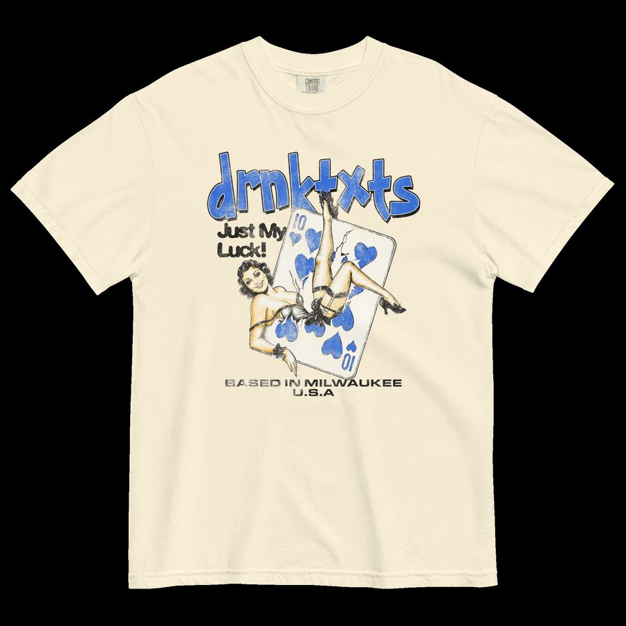 just my luck Tee — Ivory
