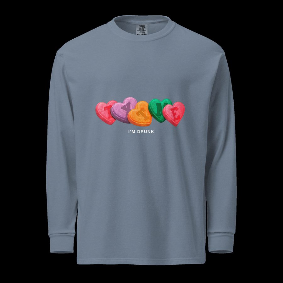 text me, i'm drunk Long Sleeve — Blue Jean